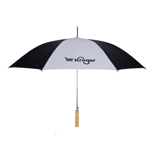 KBN414 | White and Black 48" arc umbrella